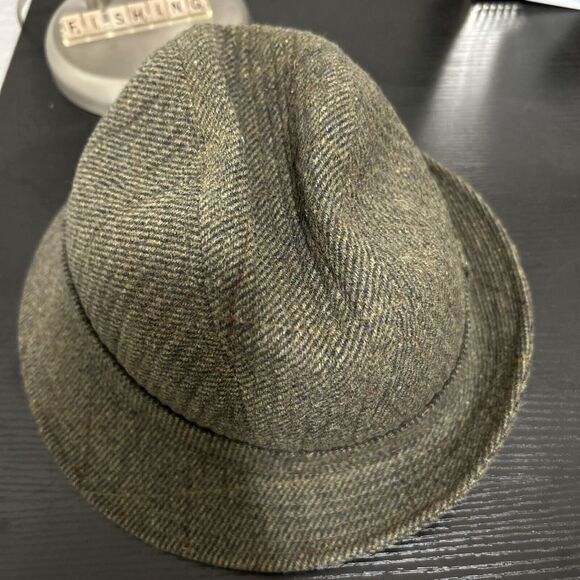 Pendleton Vintage 100% Wool Tweed Brimmed Fedora Bucket Hat- USA Medium - Picture 9 of 14